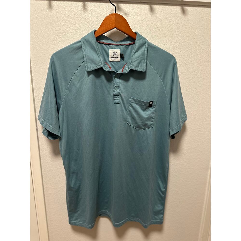 Flylow Lopez Snap Preformance Polo, Size Large
